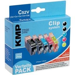 Zestaw tuszy KMP C52V CLI-8