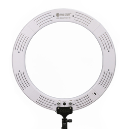 Lampa LED Ring PRO STUFF PLR 18 II ze statywem – wersja Biała