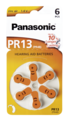 Baterie Panasonic PR 13 Zinc Air do aparatów słuchowych - blister 6 szt