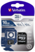 Karta pamięci Verbatim MicroSDHC Pro 16GB Class 10 UHS-I + adapter