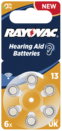 Rayovac Acoustic Special 13 6 szt. baterie do aparatów słuchowych