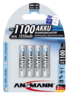 Akumulator Ansmann NiMH 1100 AAA 1050 mAh 4 sztuki