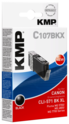 KMP C107BKX  sw komp. z Canon CLI-571 XL BK