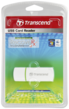 Czytnik Transcend P5 SD/microSD biały