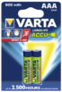 Akumulator Varta AAA Ready2Use NiMH 800 mAH 2 sztuki