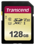Karta pamięci Transcend SDXC 500S        128GB Class 10 UHS-I U3 V30
