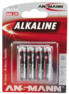 Baterie Ansmann Alkaline Micro AAA - blister 4 szt