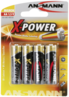 Baterie Ansmann Alkaline Mignon AA X-Power - blister 4 szt