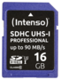 Karta pamięci Intenso SDHC Card           16GB Class 10 UHS-I Professional