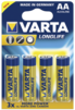 Baterie Varta Longlife Extra Mignon AA LR 6 - blister 4 szt