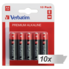 Baterie 1x10 Verbatim Alkaline baterie Mignon AA LR 06   49875