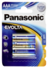 Baterie Panasonic Evolta LR 03 - 60 blistrów po 4 szt