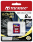 Karta pamięci Transcend SDHC 8GB Class 10 UHS-I 600x