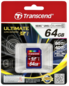 Karta pamięci Transcend SDXC 64GB Class 10 UHS-I 600x