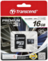 Karta pamięci Transcend MicroSDHC 16GB Premium 300x Class 10 UHS-I + adapter
