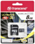 Karta pamięci Transcend MicroSDHC 8GB 600x Class 10 UHS-I MLC + adapter