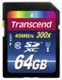 Karta pamięci Transcend SDXC 64GB Class 10 UHS-I 300x