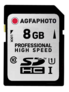 Karta pamięci AgfaPhoto SDHC 8GB Professional High Speed Class 10 UHS I