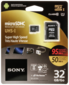 Karta pamięci Sony microSDHC 32GB High Speed Class 10 + adapter