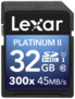 Karta pamięci Lexar SDHC 32GB 300x Premium II Class 10 UHS-I