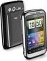 Cellular Line Etui gumowe SHOCKING do telefonów HTC Wildfire S; kolor czarny - S