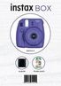 Fujifilm INSTAX 8 BOX Fioletowy - aparat, 2 wkłady, futerał
