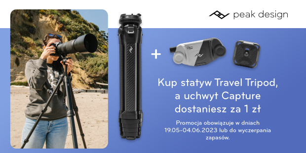 Peak Design Travel Tripod promocja