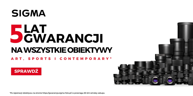 5 lat gwarancji Sigma