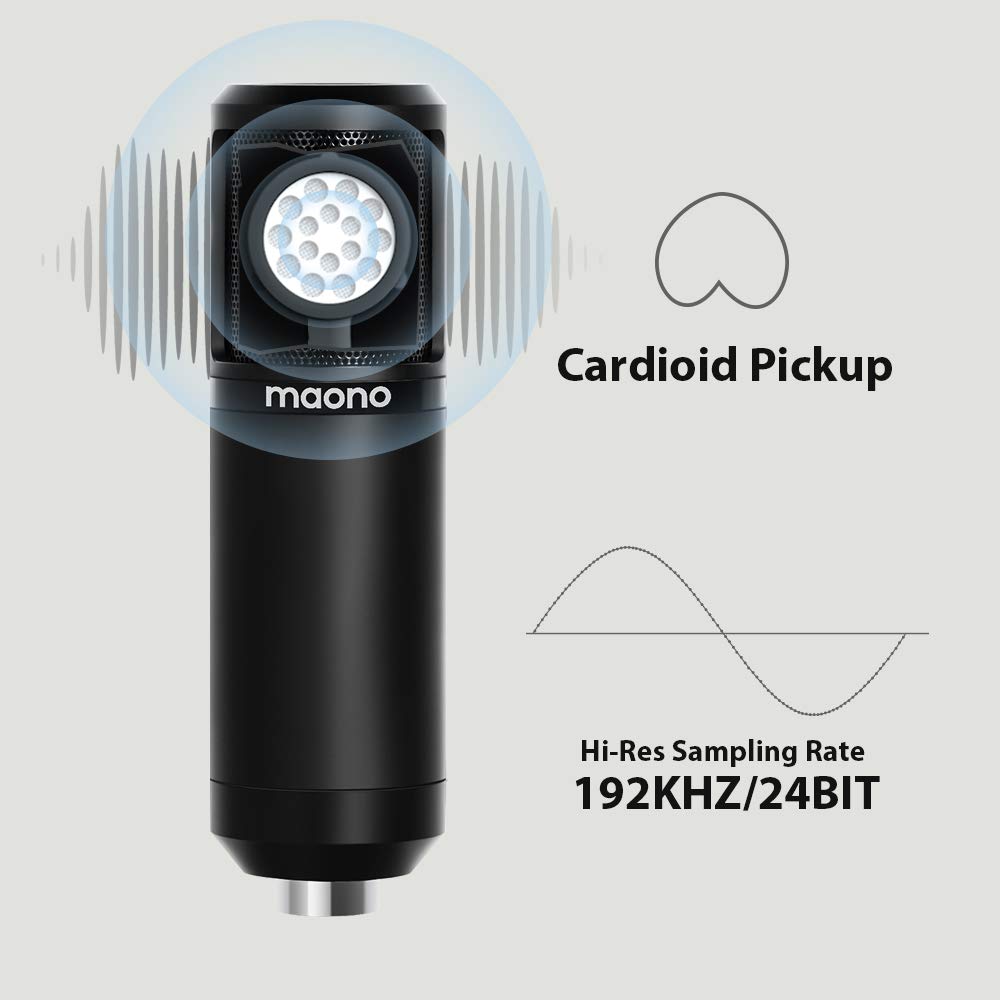 Wysoka rozdzielczość nagrywania mikrofon Maono PM430