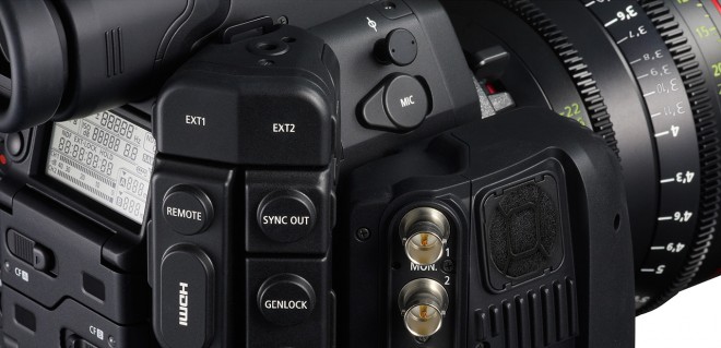 Canon EOS C200 Wyjscie i wejscia 