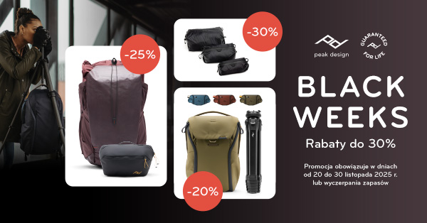 Oferta Peak Design Black Friday
