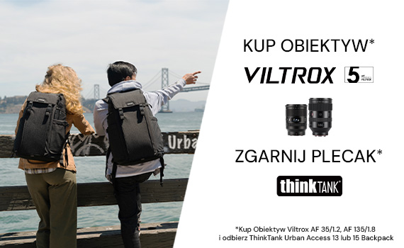 Kup obiektyw Viltrox i zgarnij plecak ThinkTank